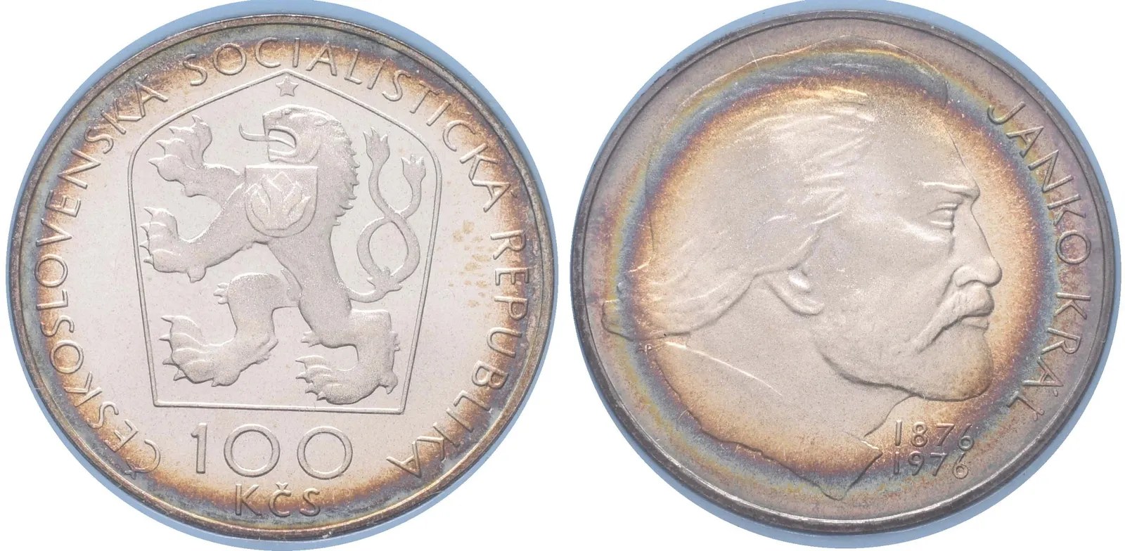 100 Kčs 1976 - Janko Kráľ, PROOF