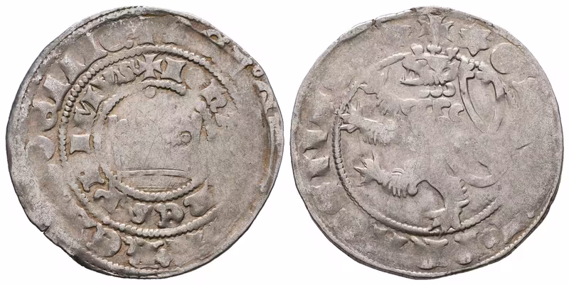 Jan Lucemburský, Pražský groš, Castelin 14, Vorlová 16