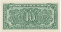 10 Koruna 1950, perforace 3 m.d., Hej.86bS1 - fotografie 2