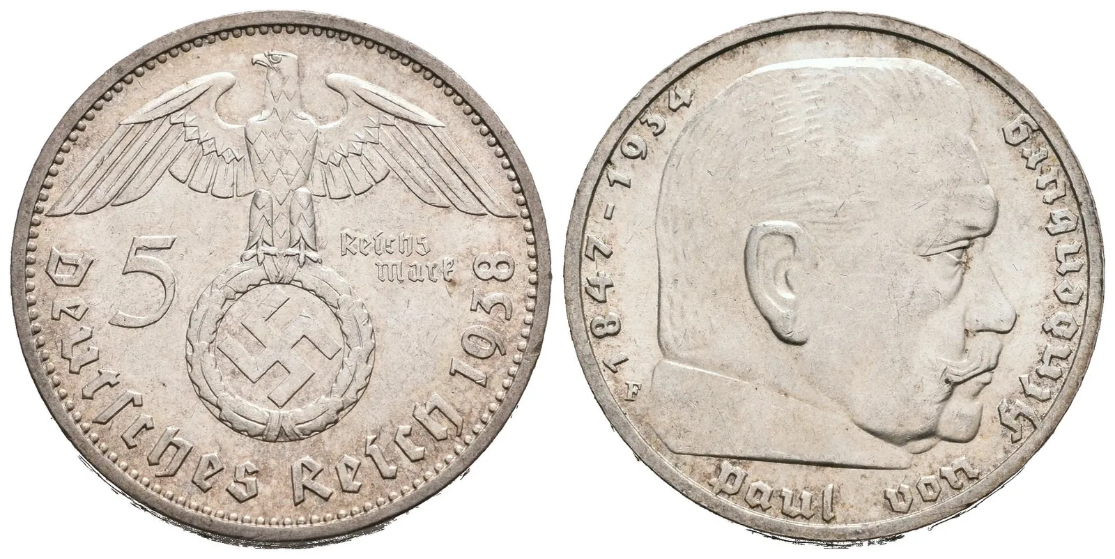 III. říše, 5 Marka 1938 F