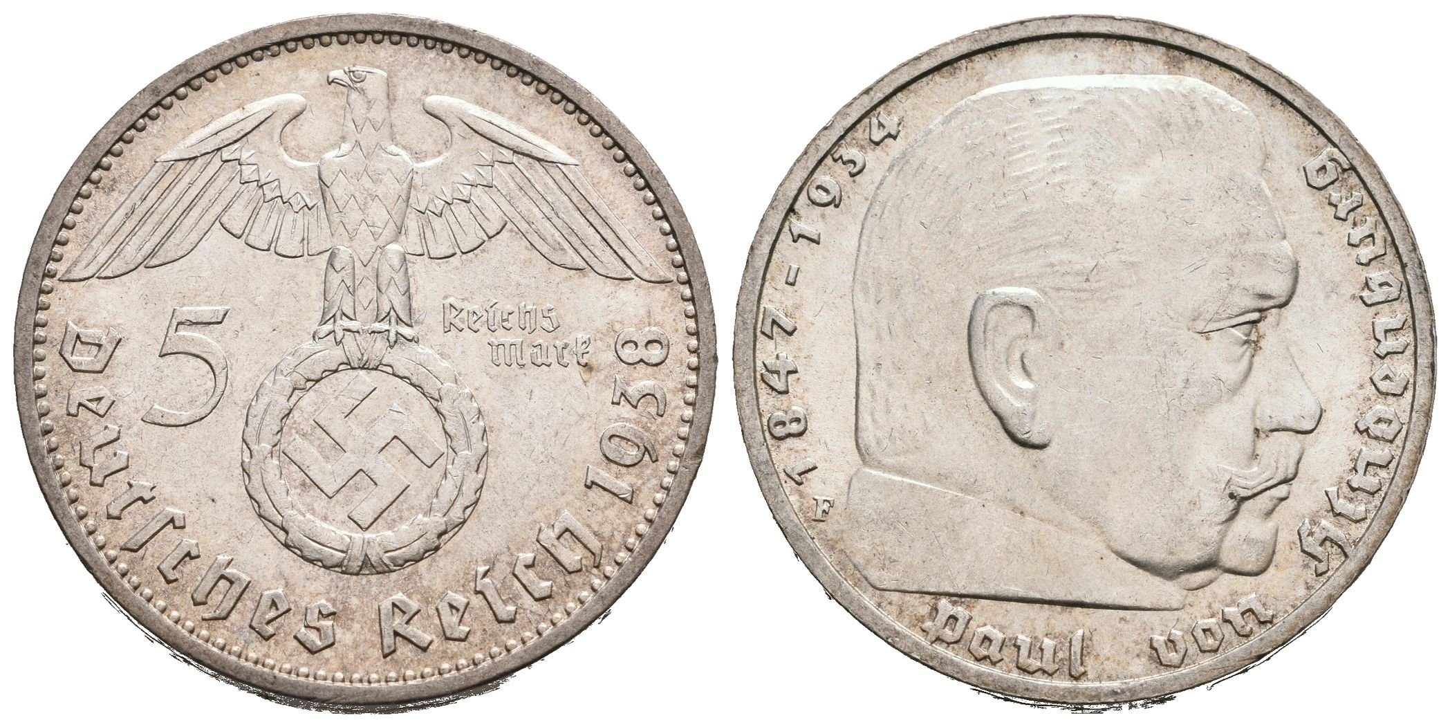 III. říše, 5 Marka 1938 F