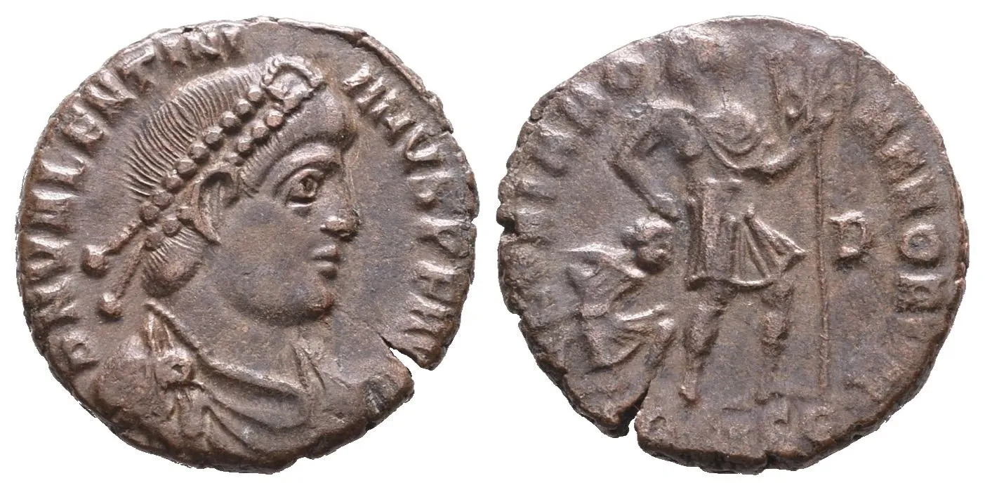 Valentinianus I., nummus, Siscia, RIC IX 14