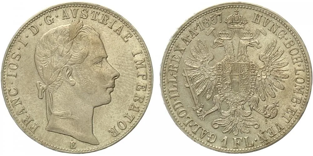 Rakouská a spolková měna, 1857 - 1892 — 1