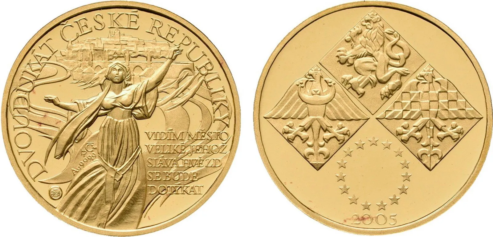 Medaile 2005 - Dvoudukát Kněžna Libuše