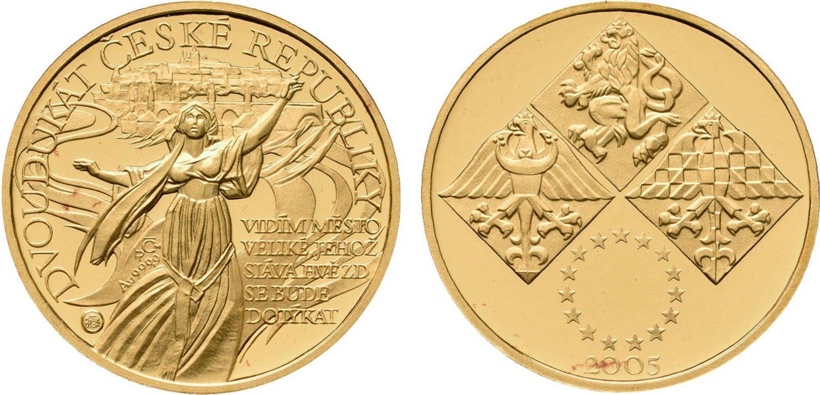 Medaile 2005 - Dvoudukát Kněžna Libuše