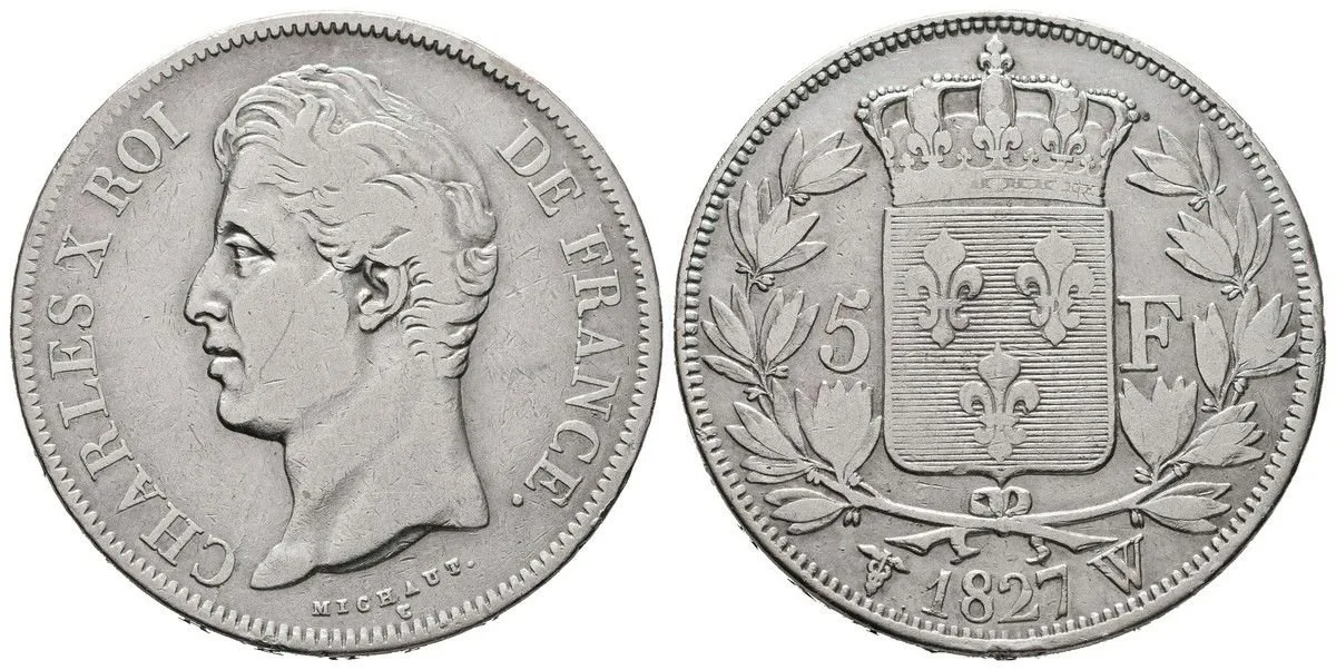 Francie, Charles X., 1824 - 1830 — 1