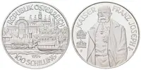 Rakousko, 100 Schilling 1994 - Císař František Josef I.