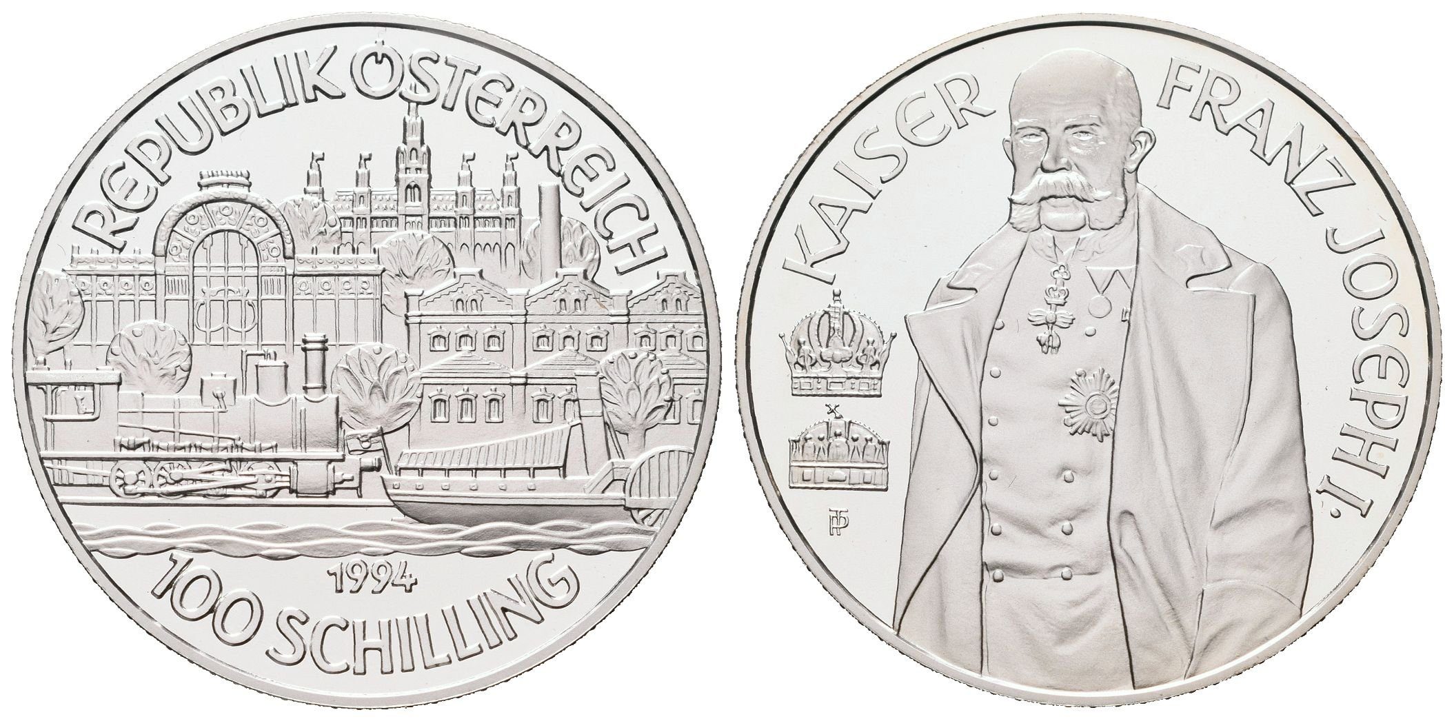 Rakousko, 100 Schilling 1994 - Císař František Josef I.