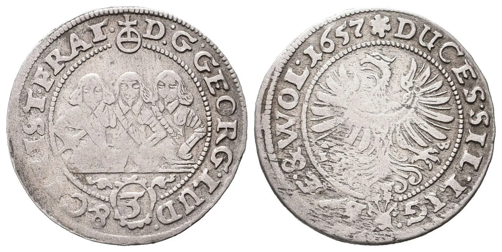 Lehnice - Břeh, Georg, Ludwig a Christian, 1639 - 1663 — 1