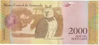 Venezuela, 2000 Bolivares 2016, P.96a - fotografie 2