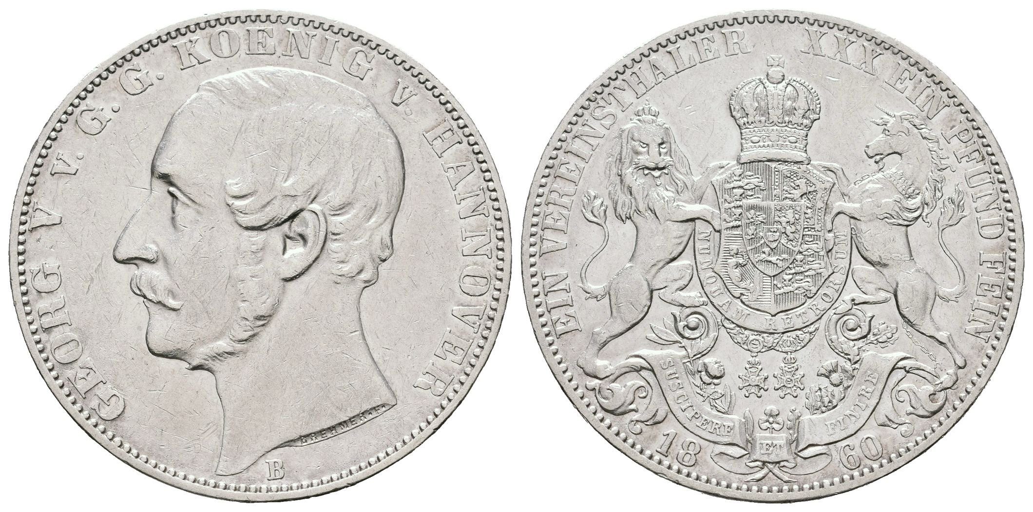 Hannover, Spolkový tolar 1860