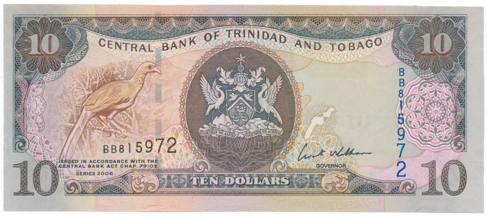 Trinidad a Tobago, 10 Dollars 2006, P.48