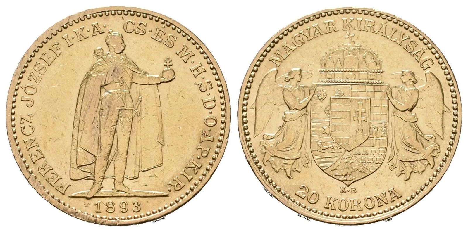 20 Koruna 1893 KB