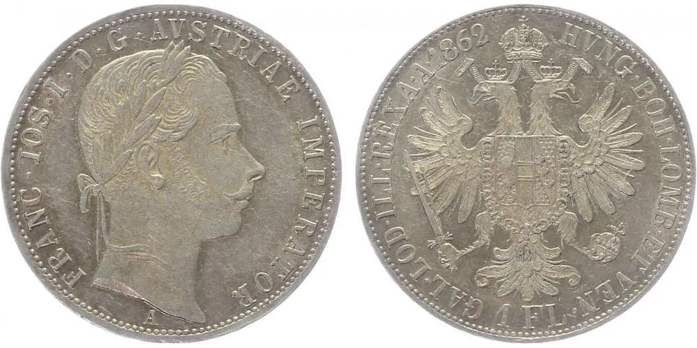 Rakouská a spolková měna, 1857 - 1892 — 1