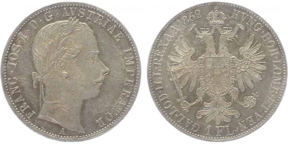 Rakouská a spolková měna, 1857 - 1892 — 1