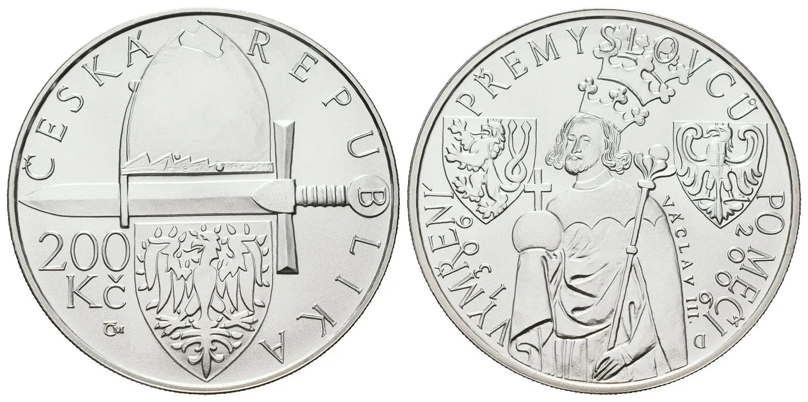 200 Kč 2006 - Vymření Přemyslovců