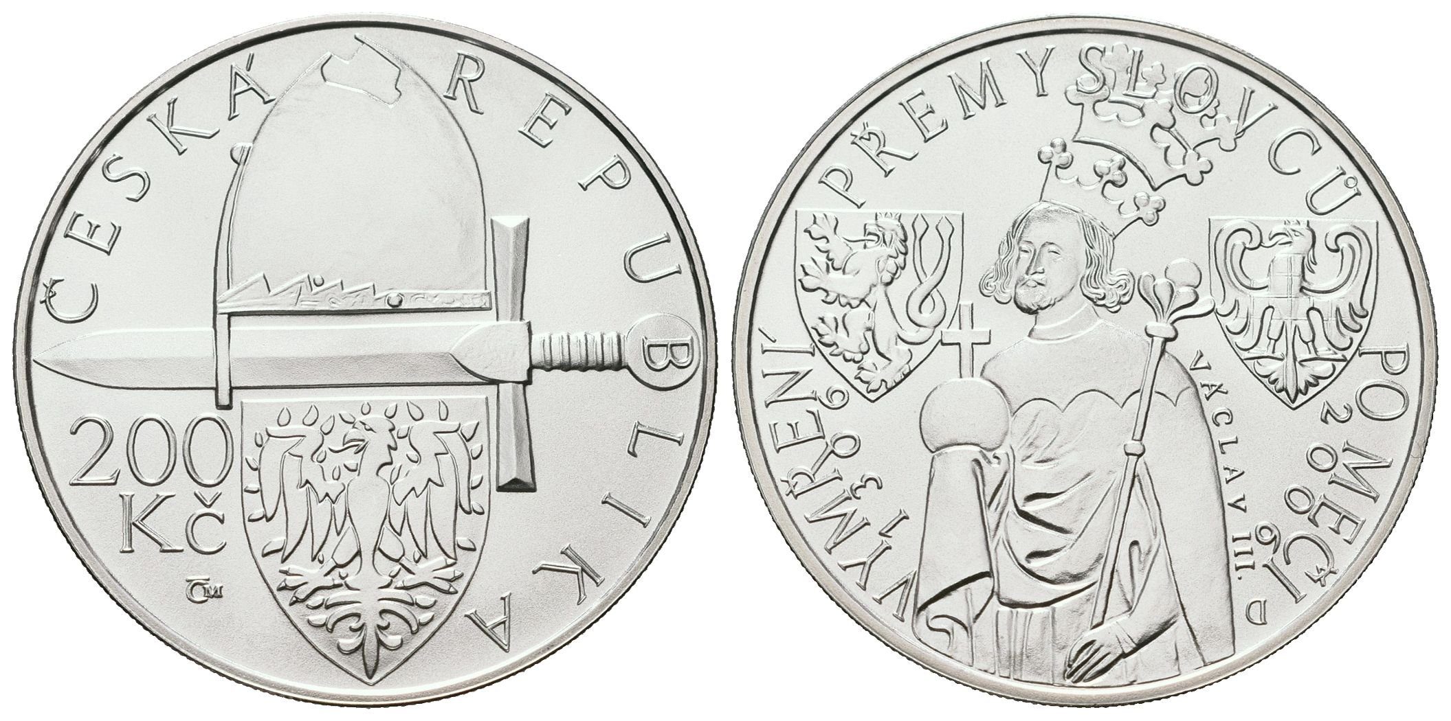 200 Kč 2006 - Vymření Přemyslovců