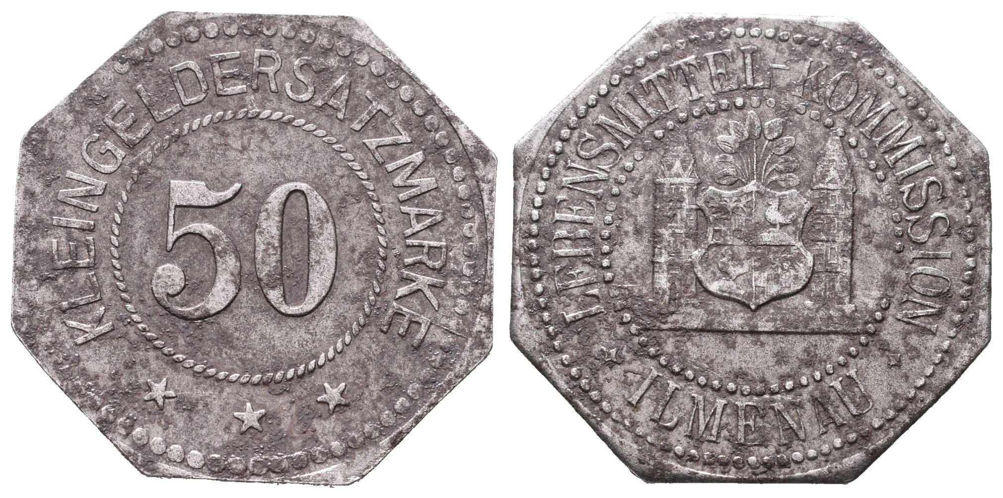 Nouzové ražby, 50 Pfennig 1917 - Ilmenau - 1 ks