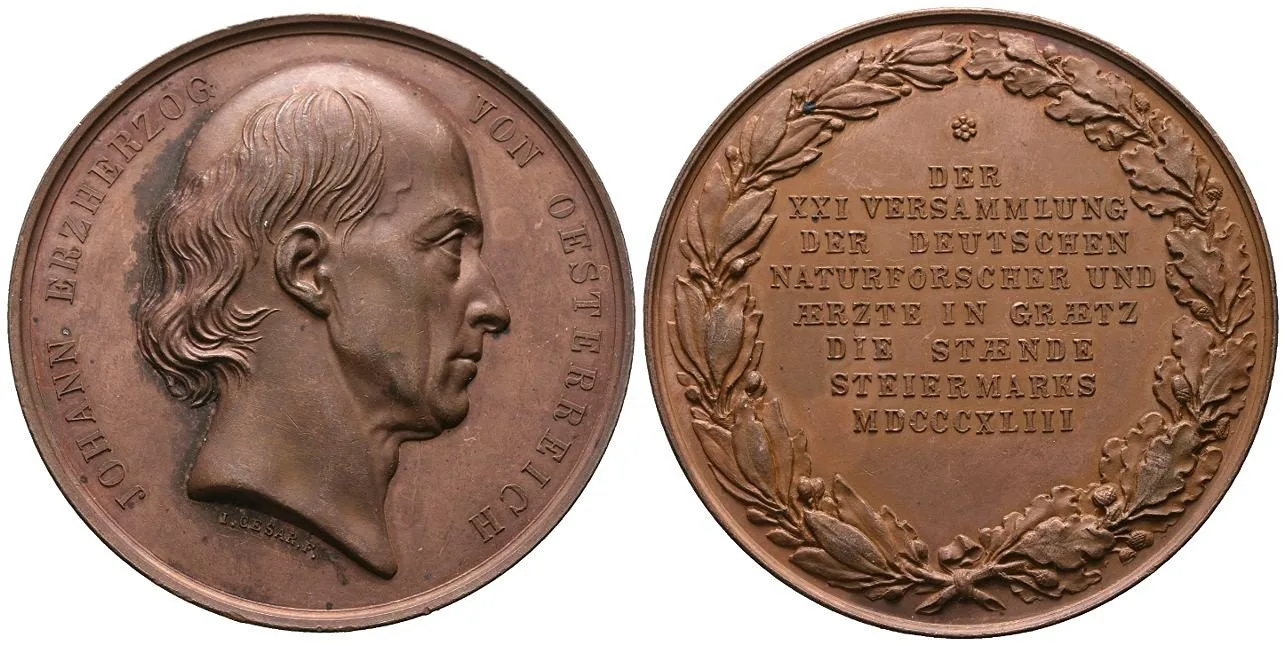 Arcivévoda Johann, 1782 - 1859, kancléř 1848 - 1849 — 1
