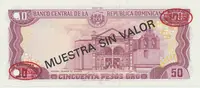 Dominikánská republika, 50 Pesos 1991, P.135s1 - fotografie 2