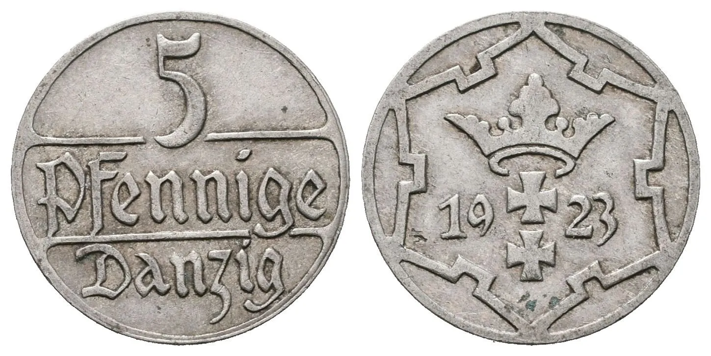 Danzig, 5 Pfennig 1923