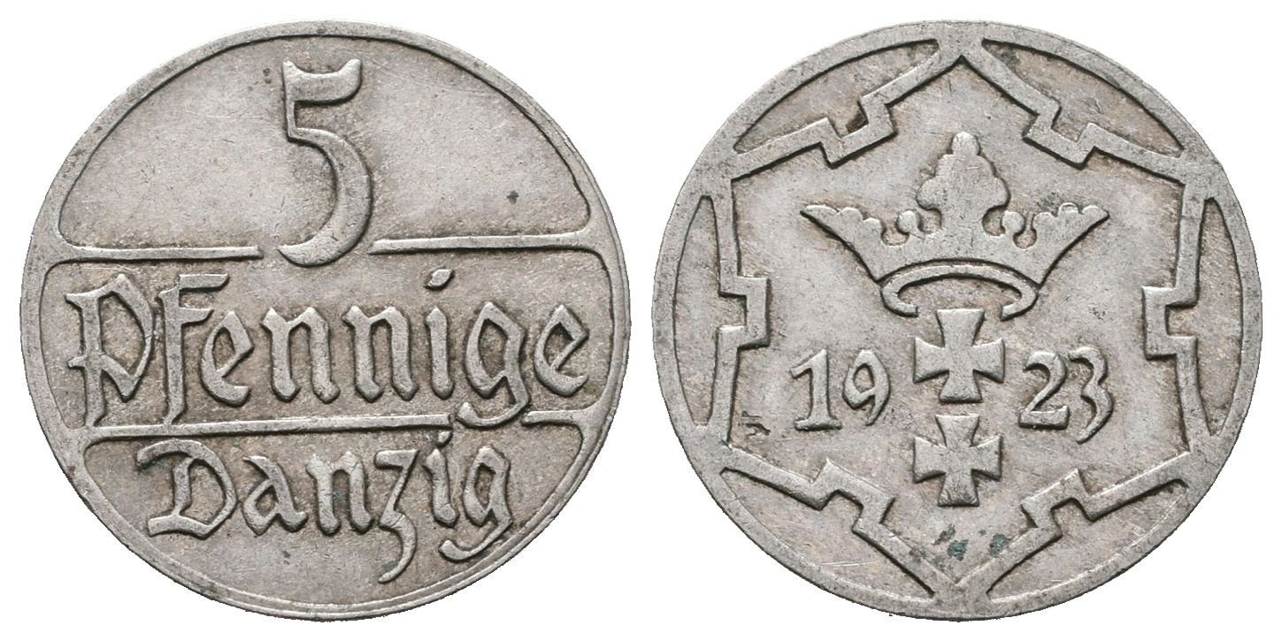 Danzig, 5 Pfennig 1923