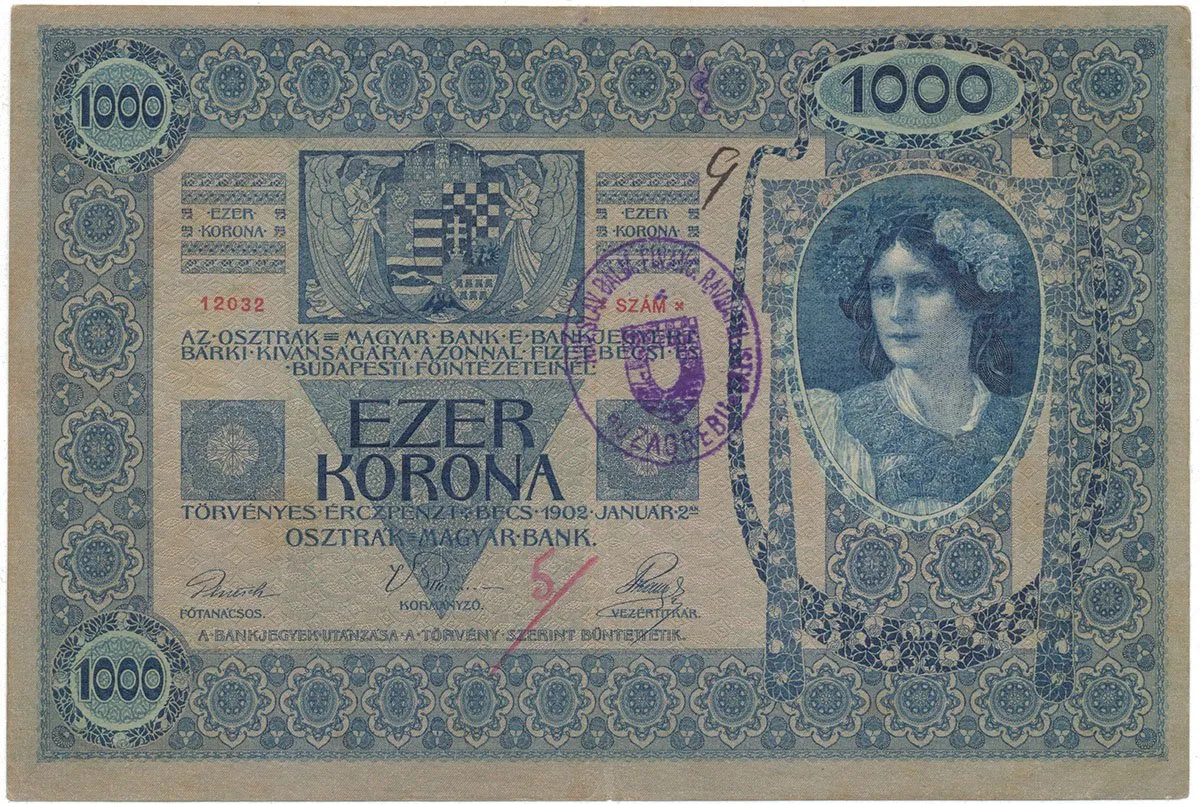 Razítkované R-U bankovky na Balkáně 1919-1921 — 1