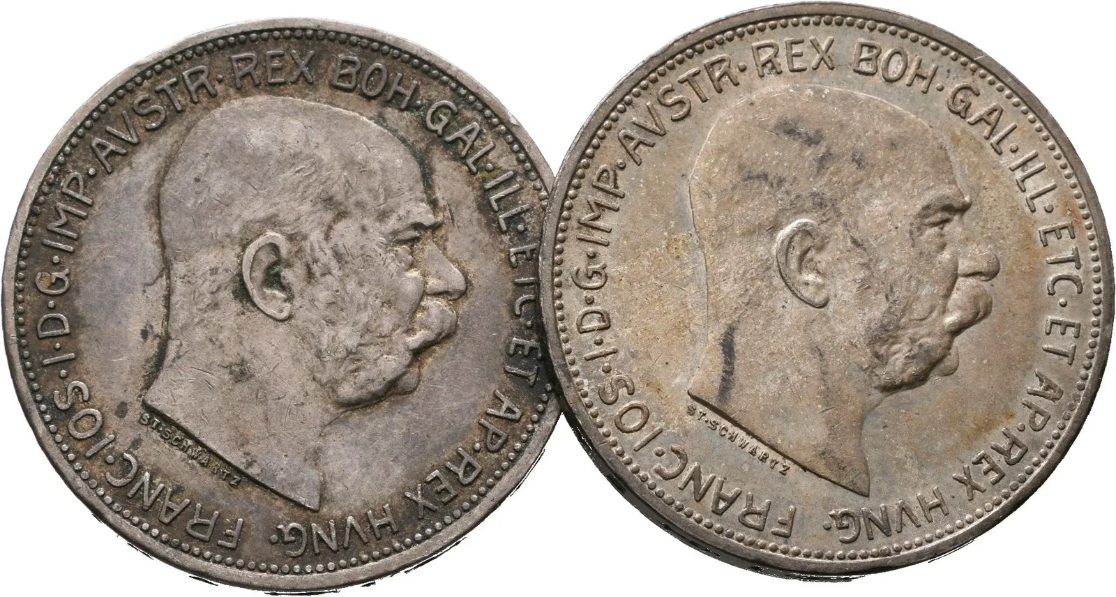 2 Koruna 1913 - lot 2 ks