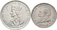 10 Litu 1936 - Didysis, KM.83 + 5 Litai 1936 - Basanavičius, KM.82, — 1