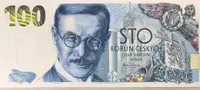 100 Koruna 2026 - Pamětní bankovka ke 100. výročí budování čs. měny - Vilém Pospíšil, serie PN10
