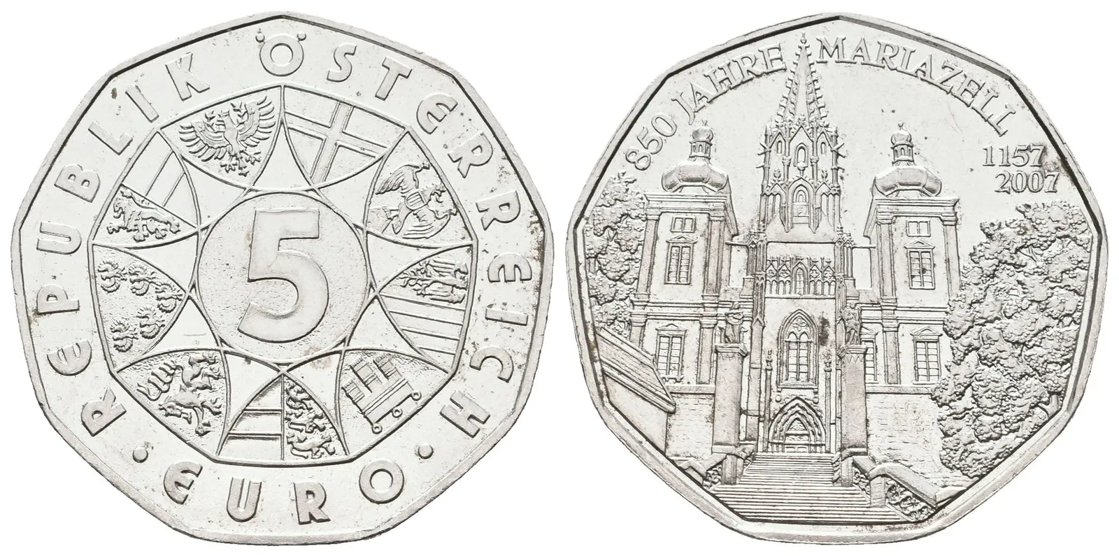 Rakousko, 5 Euro 2007 - Mariazell