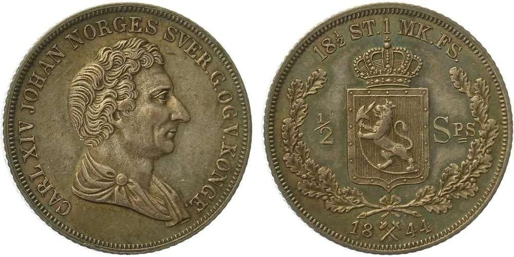 Norsko, Carl XIV. Johan, 1818 - 1844 — 1