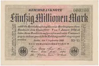 Německo, 50 Millionen Mark 1923, Ro.108h