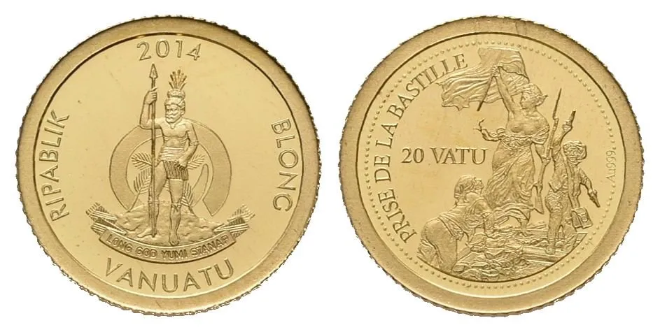 Vanuatu, 20 Vatu 2014 - Dobytí Bastily