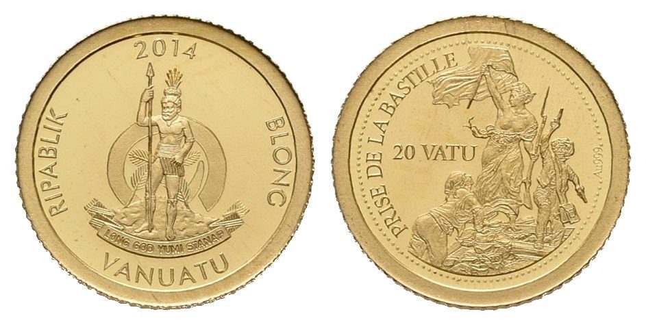 Vanuatu, 20 Vatu 2014 - Dobytí Bastily