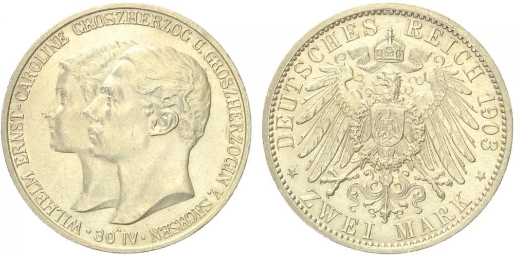 Sasko - Výmar - Eisenach, Wilhelm Ernst, 1901 - 1918 — 1