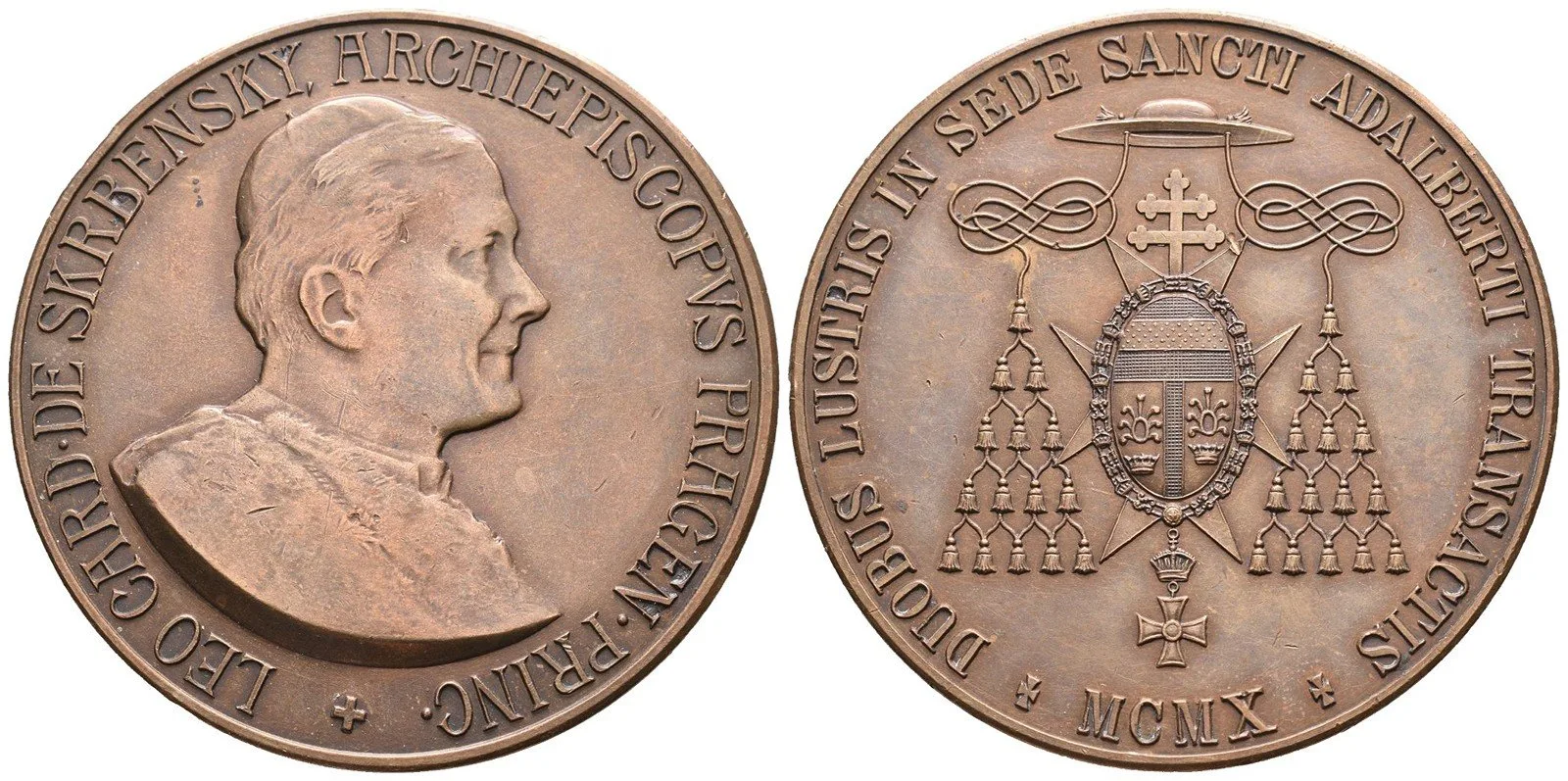 Praha - arcibiskupství, Lev kardinál Skrbenský, 1899 - 1917 — 1