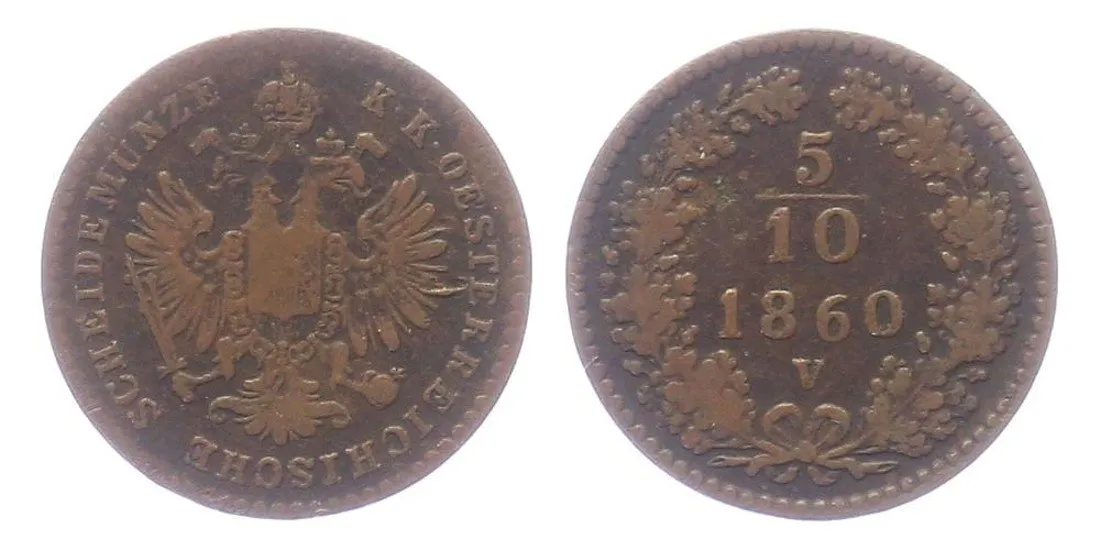 Rakouská a spolková měna, 1857 - 1892 — 1