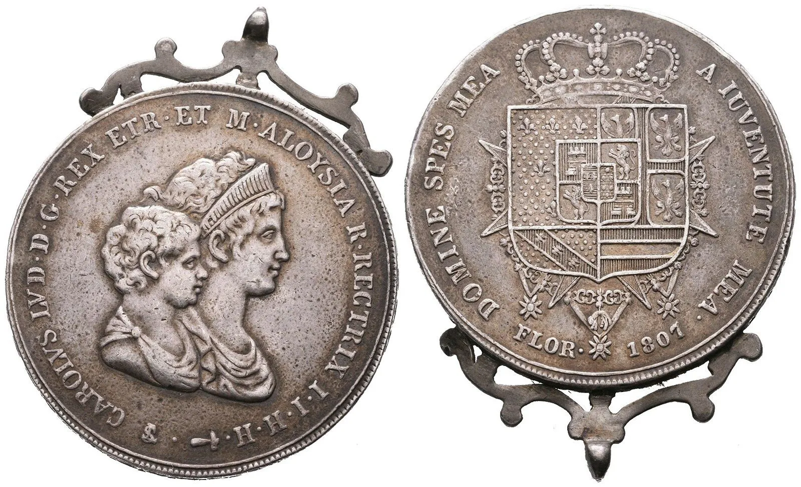 Itálie - Toskánsko, Carolo Ludovico a Maria Louisa, 1803 - 1807 — 1