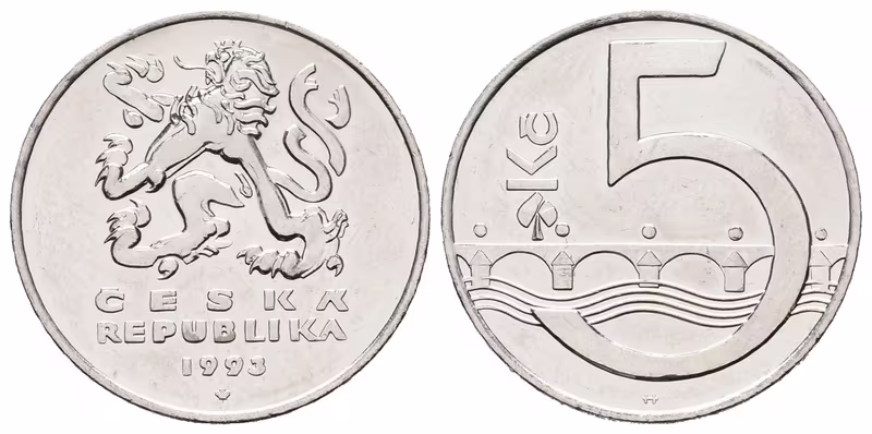 5 Koruna 1993