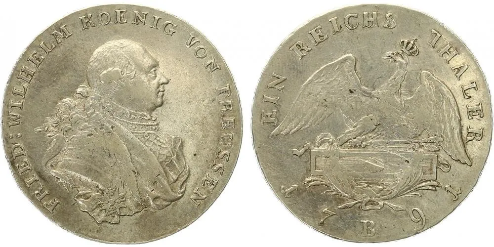 Prusko, Friedrich Wilhelm II., 1786 - 1797 — 1