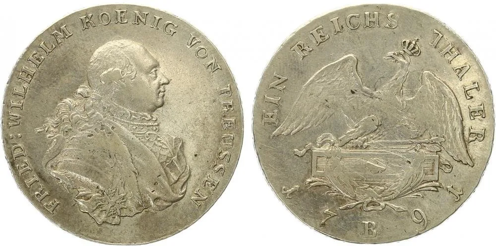Prusko, Friedrich Wilhelm II., 1786 - 1797 — 1