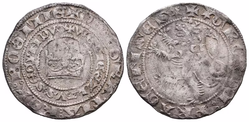 Václav II., Pražský groš, Smolík 2