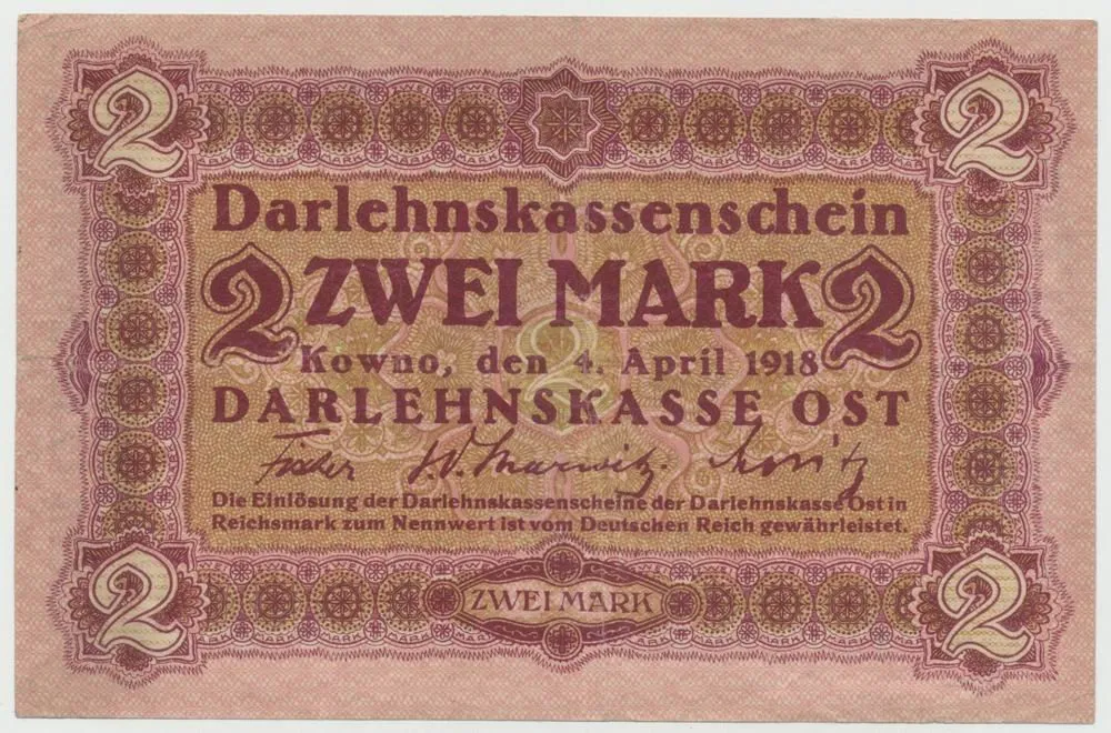 Německo - okupovaná území, 1914 - 1918 — 1