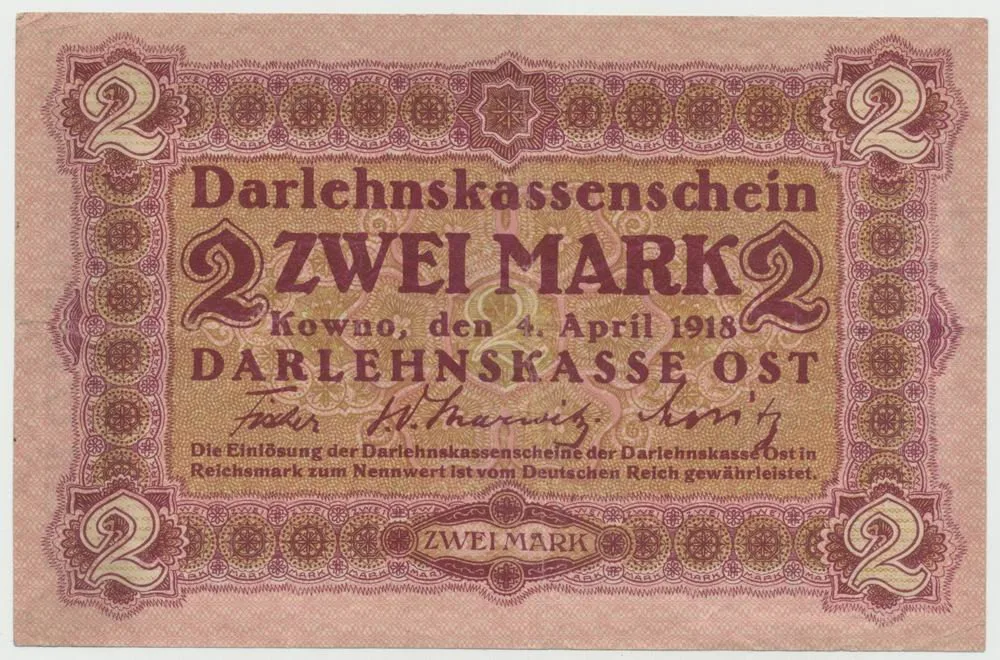 Německo - okupovaná území, 1914 - 1918 — 1