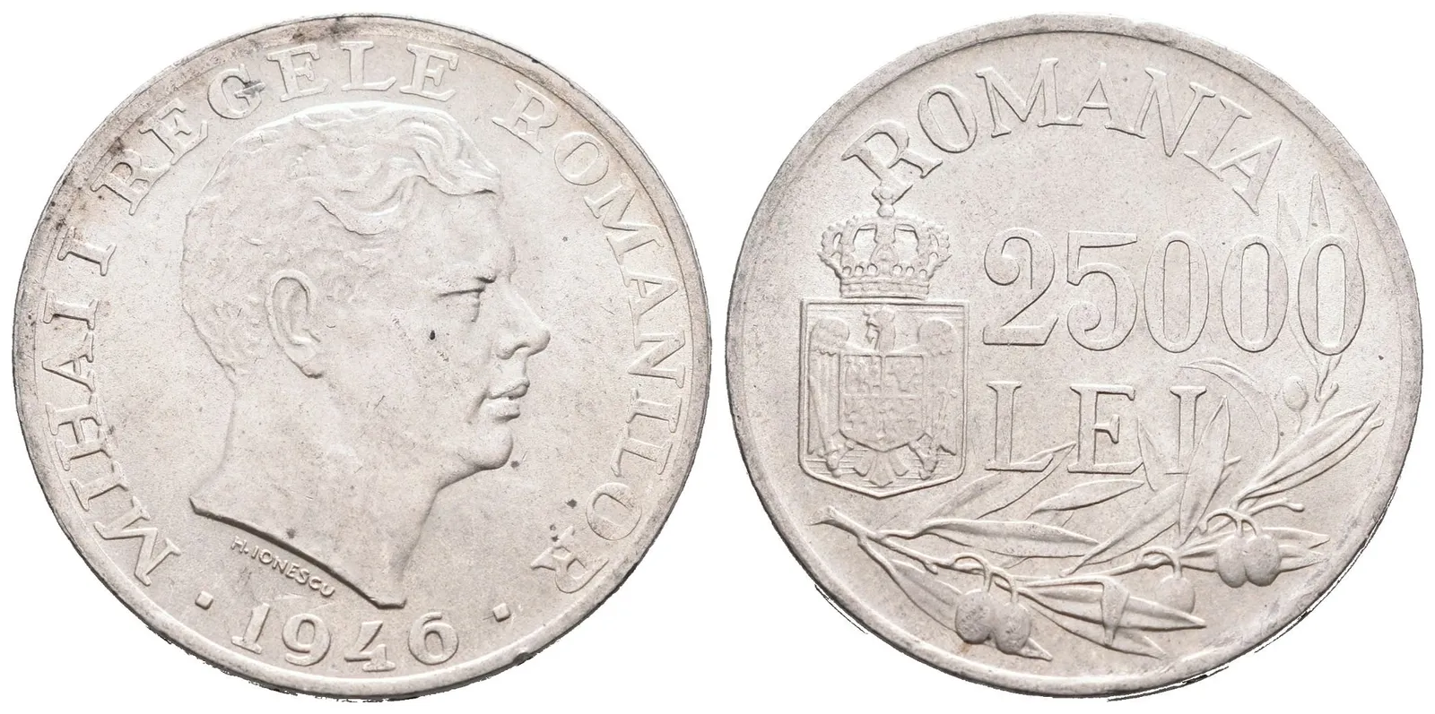 Rumunsko, 25 000 Lei 1946