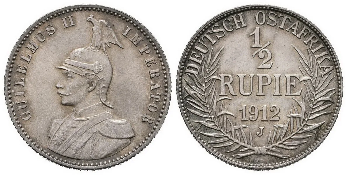 Koloniální ražby, Německá Východní Afrika — 1