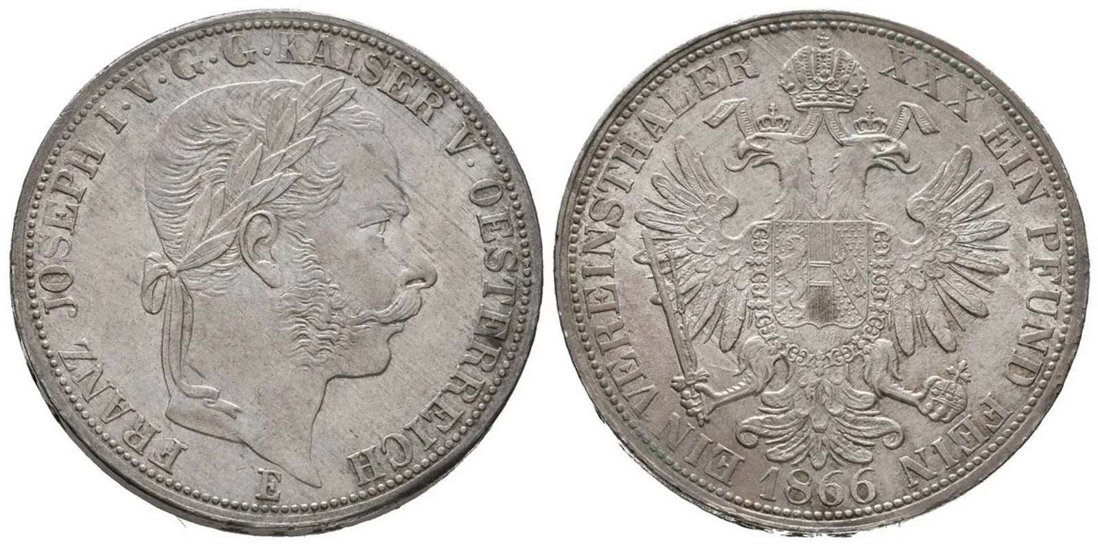 Rakouská a spolková měna, 1857 - 1892 — 1