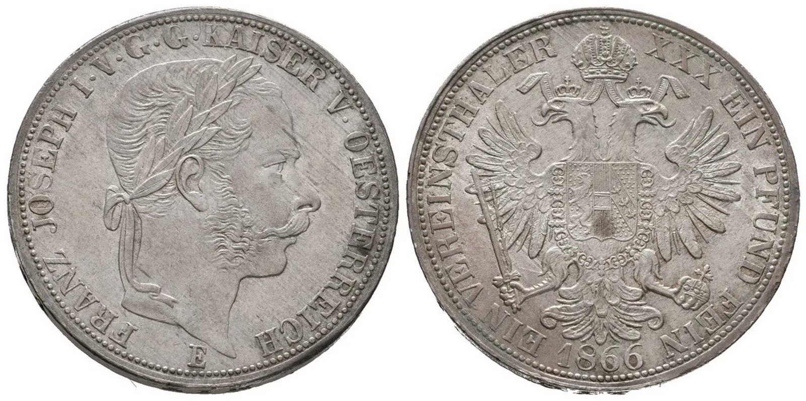 Rakouská a spolková měna, 1857 - 1892 — 1