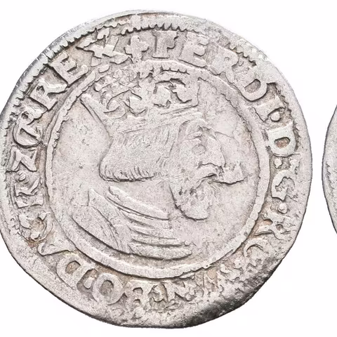 3 Krejcar 1557, Vídeň, patina, lehký dvojráz